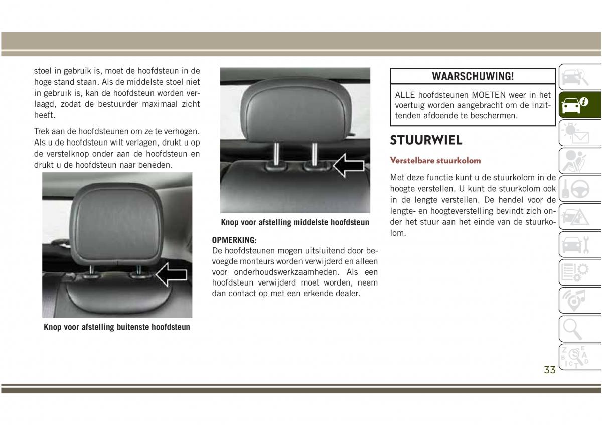 Jeep Compass II 2 handleiding / page 35