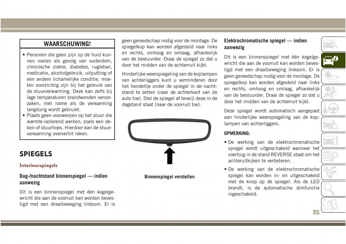 Jeep Compass II 2 handleiding / page 37