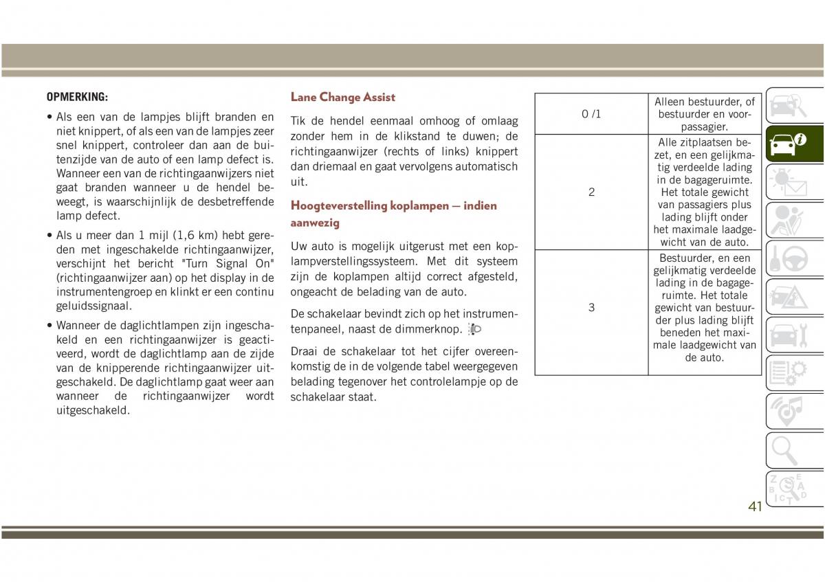 Jeep Compass II 2 handleiding / page 43