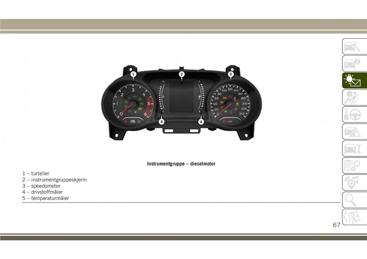 Jeep Compass II 2 bruksanvisningen / page 69