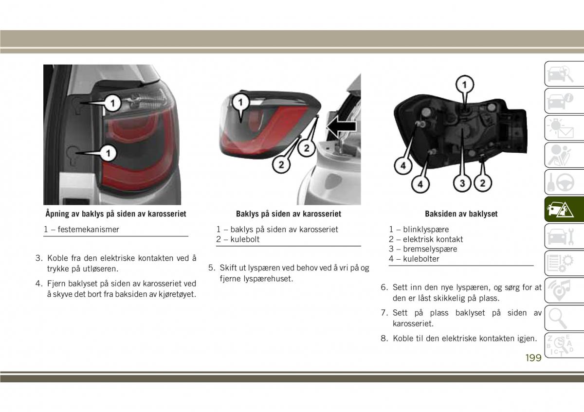 Jeep Compass II 2 bruksanvisningen / page 201