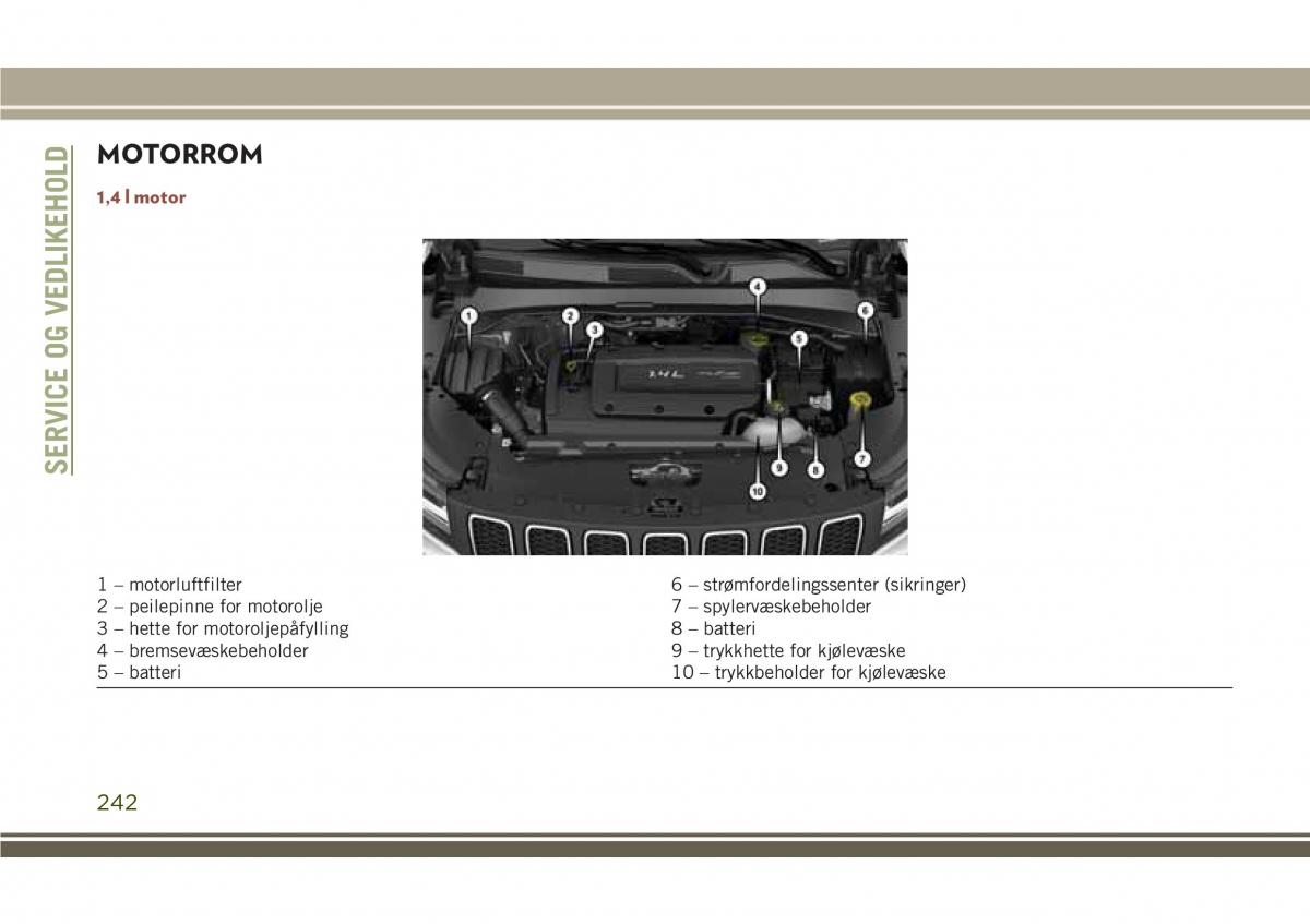 Jeep Compass II 2 bruksanvisningen / page 244