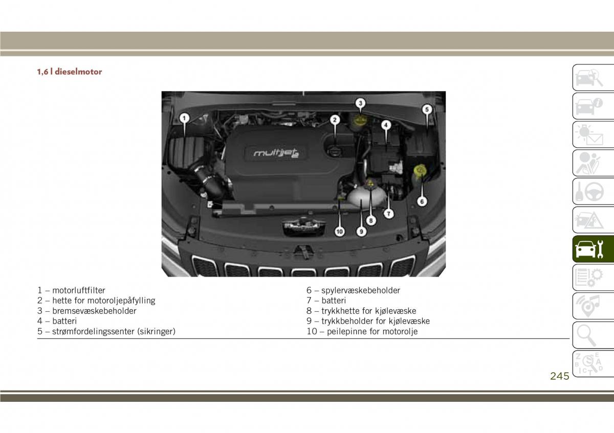 Jeep Compass II 2 bruksanvisningen / page 247