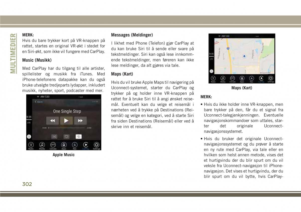 Jeep Compass II 2 bruksanvisningen / page 304