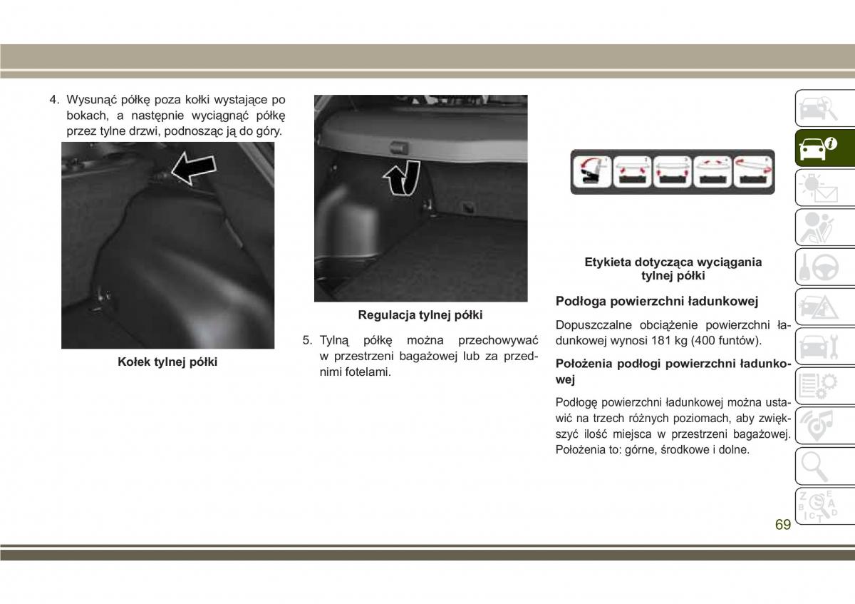 Jeep Compass II 2 instrukcja obslugi / page 71