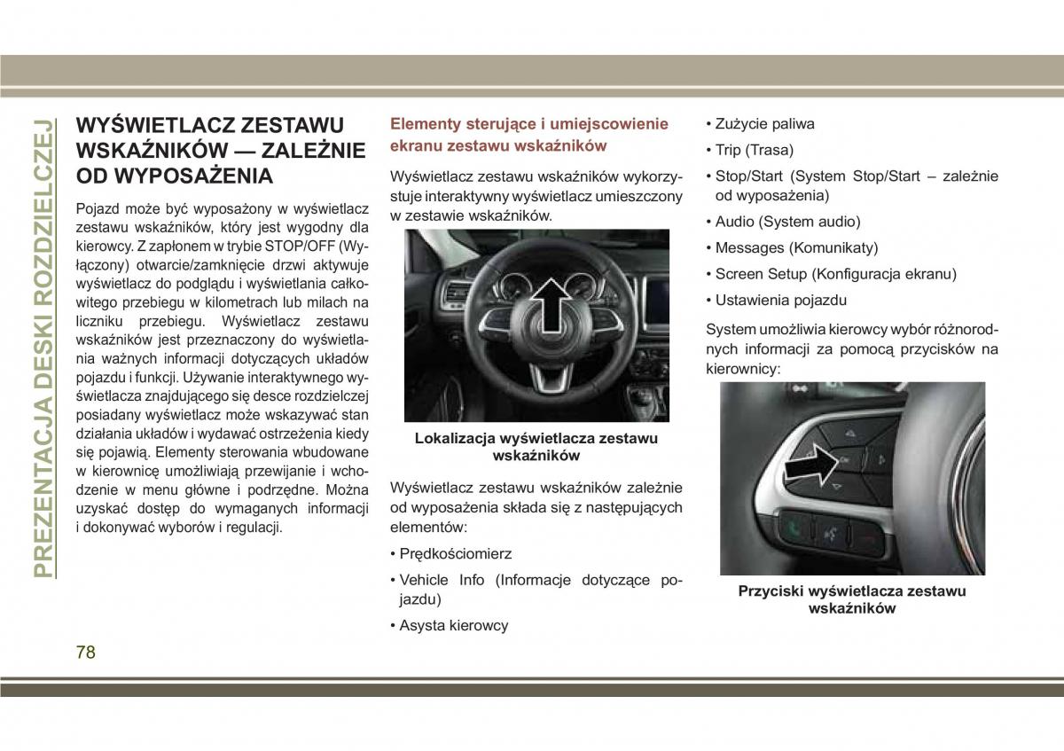 Jeep Compass II 2 instrukcja obslugi / page 80