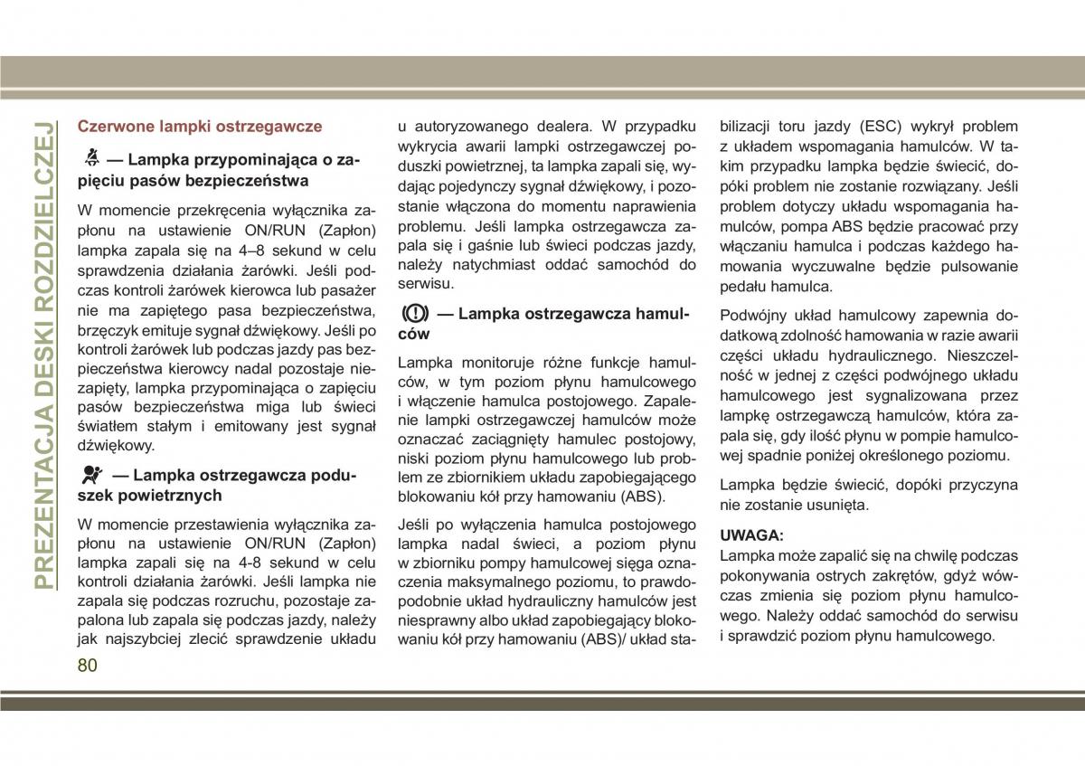 Jeep Compass II 2 instrukcja obslugi / page 82