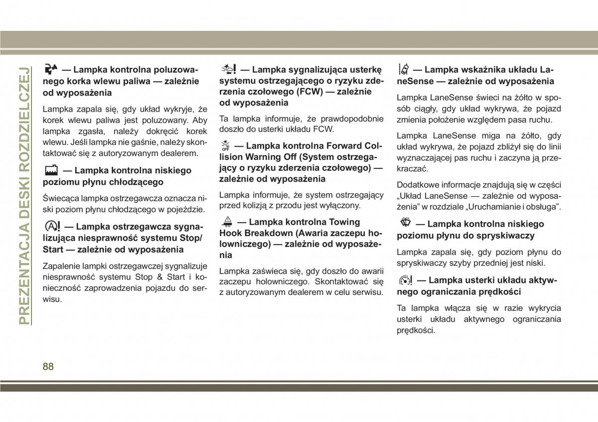 Jeep Compass II 2 instrukcja obslugi / page 90