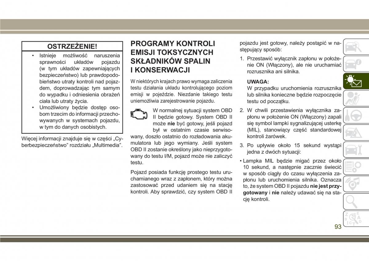 Jeep Compass II 2 instrukcja obslugi / page 95