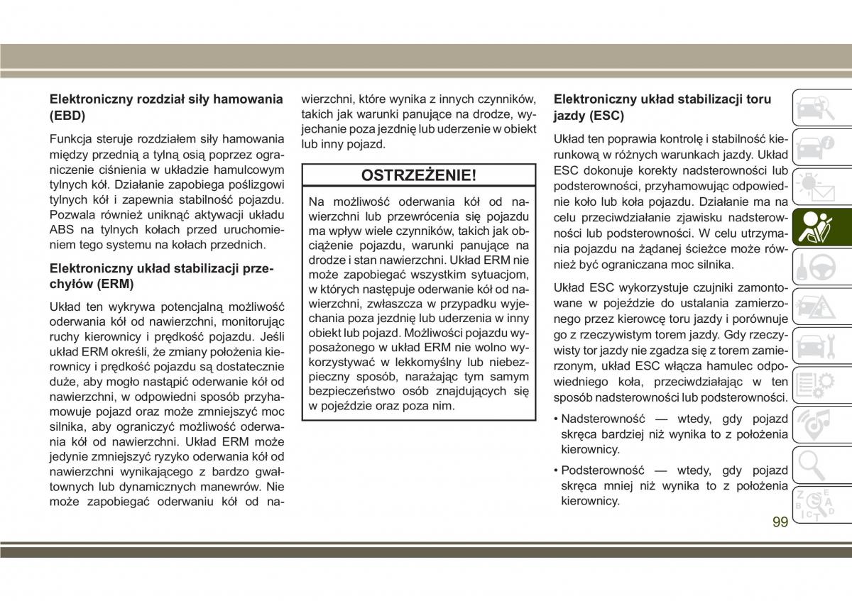 Jeep Compass II 2 instrukcja obslugi / page 101