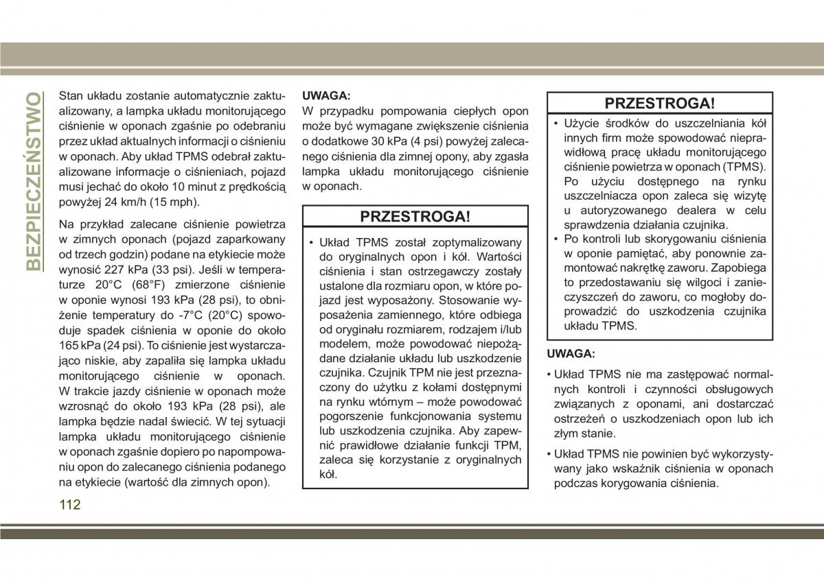 Jeep Compass II 2 instrukcja obslugi / page 114