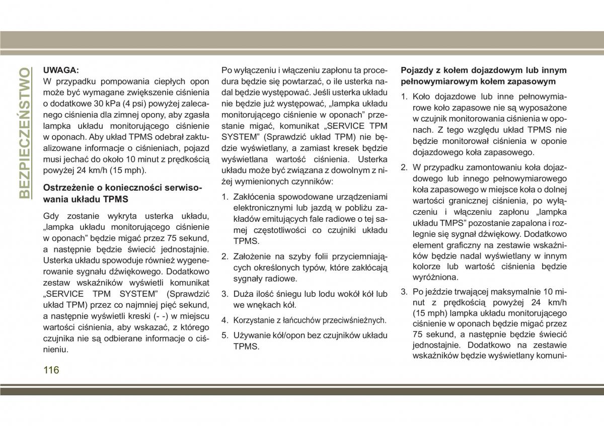 Jeep Compass II 2 instrukcja obslugi / page 118