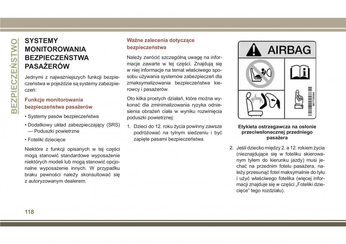 Jeep Compass II 2 instrukcja obslugi / page 120