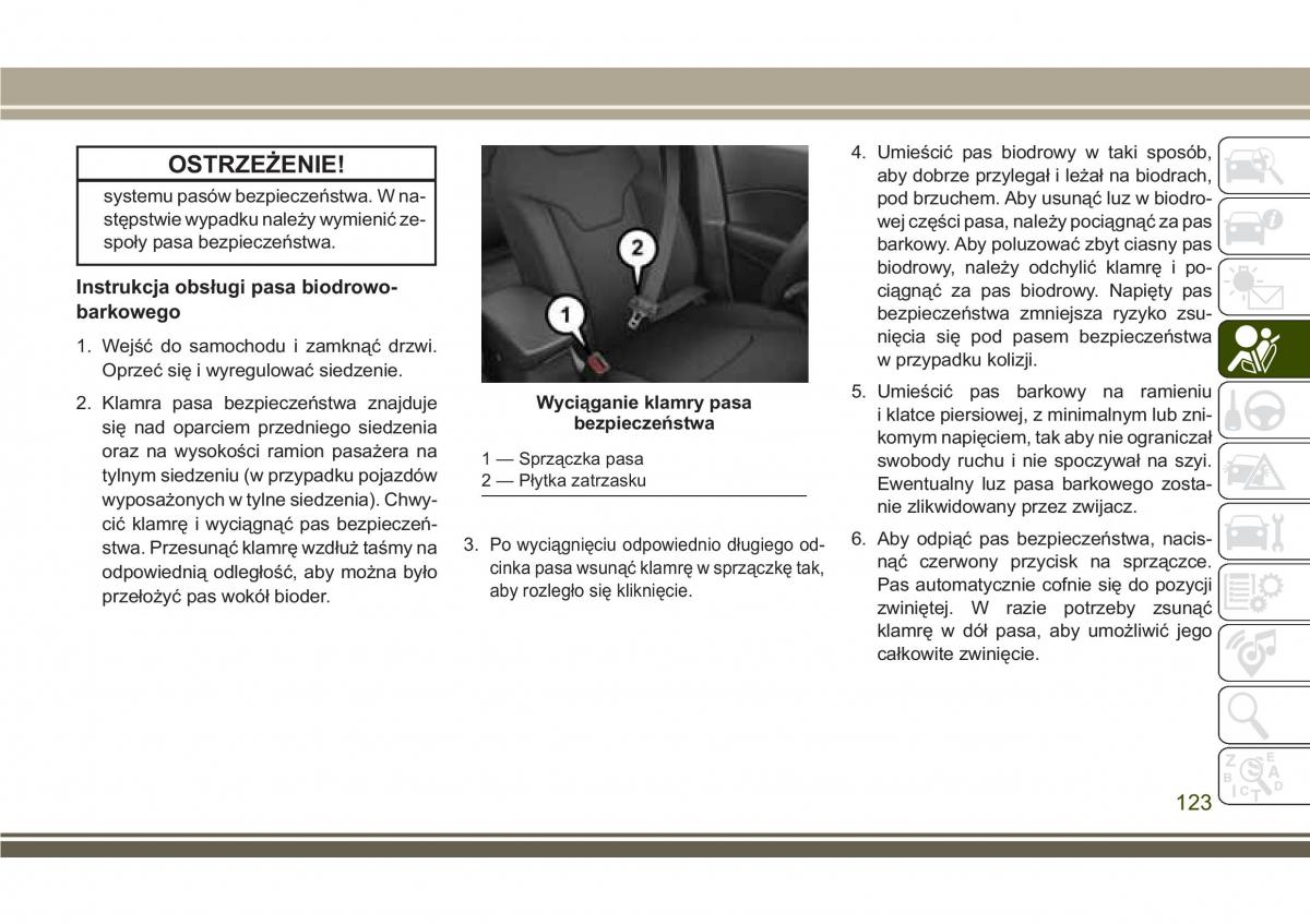 Jeep Compass II 2 instrukcja obslugi / page 125