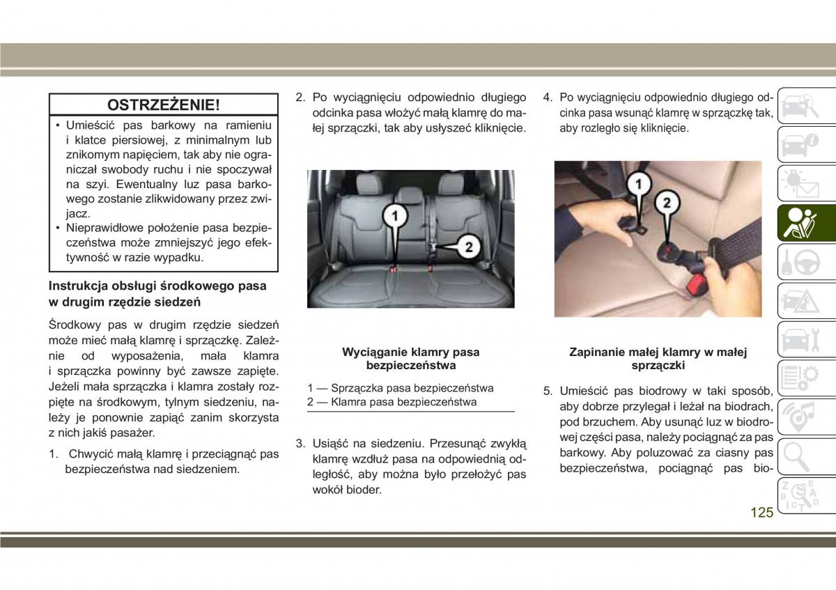 Jeep Compass II 2 instrukcja obslugi / page 127