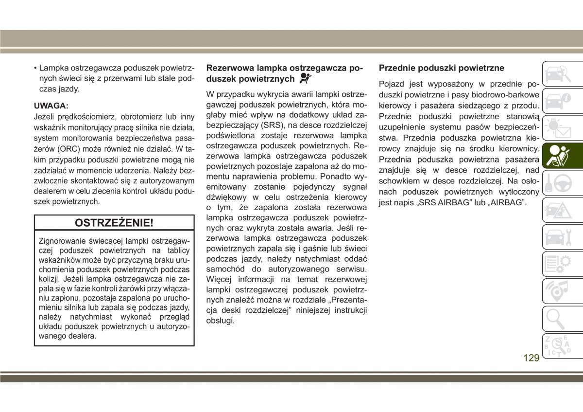 Jeep Compass II 2 instrukcja obslugi / page 131