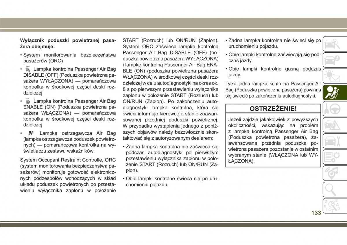 Jeep Compass II 2 instrukcja obslugi / page 135