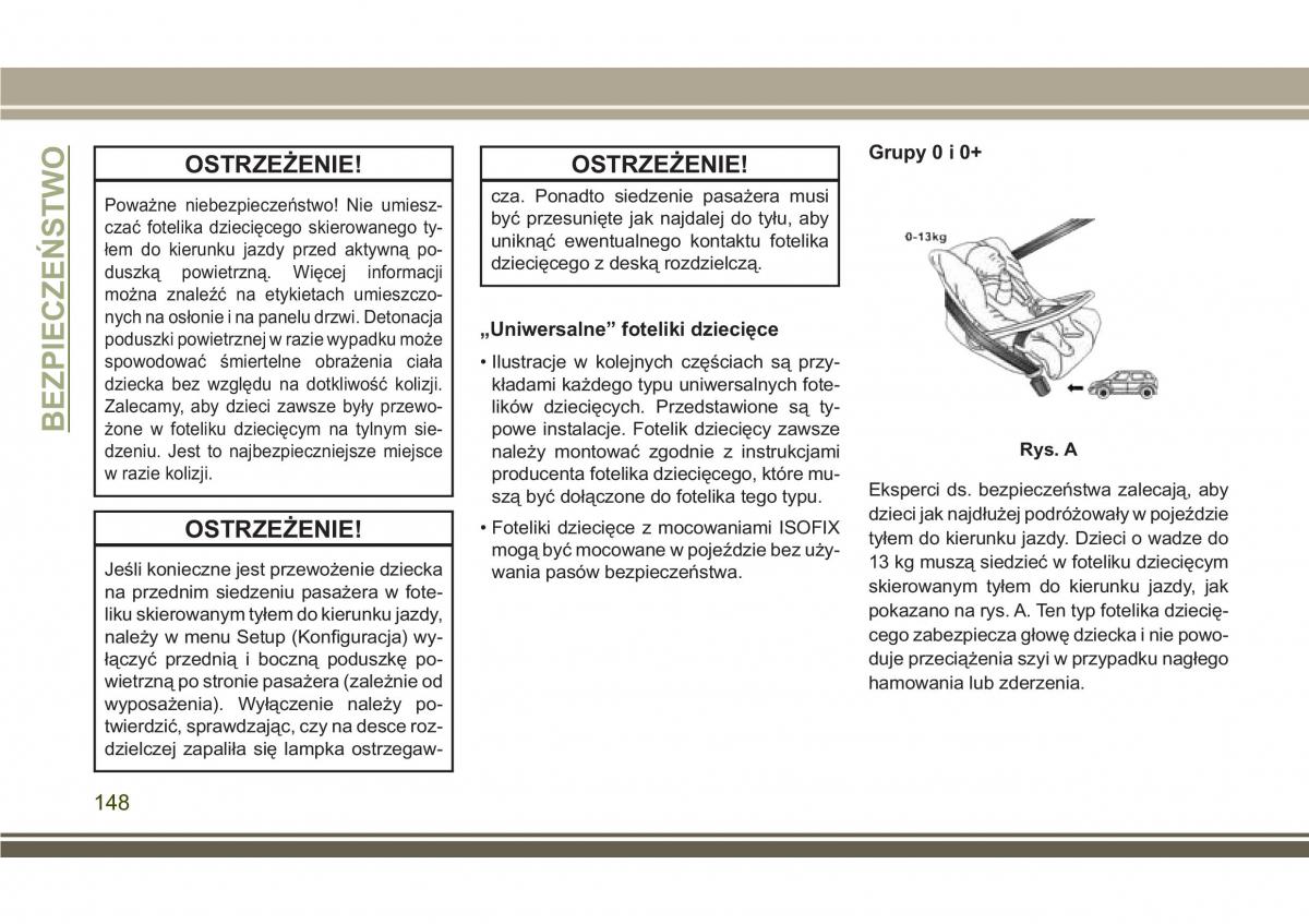 Jeep Compass II 2 instrukcja obslugi / page 150