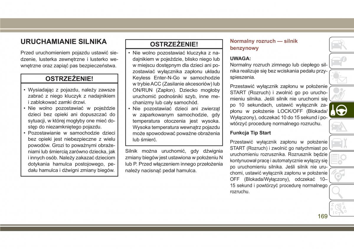 Jeep Compass II 2 instrukcja obslugi / page 171