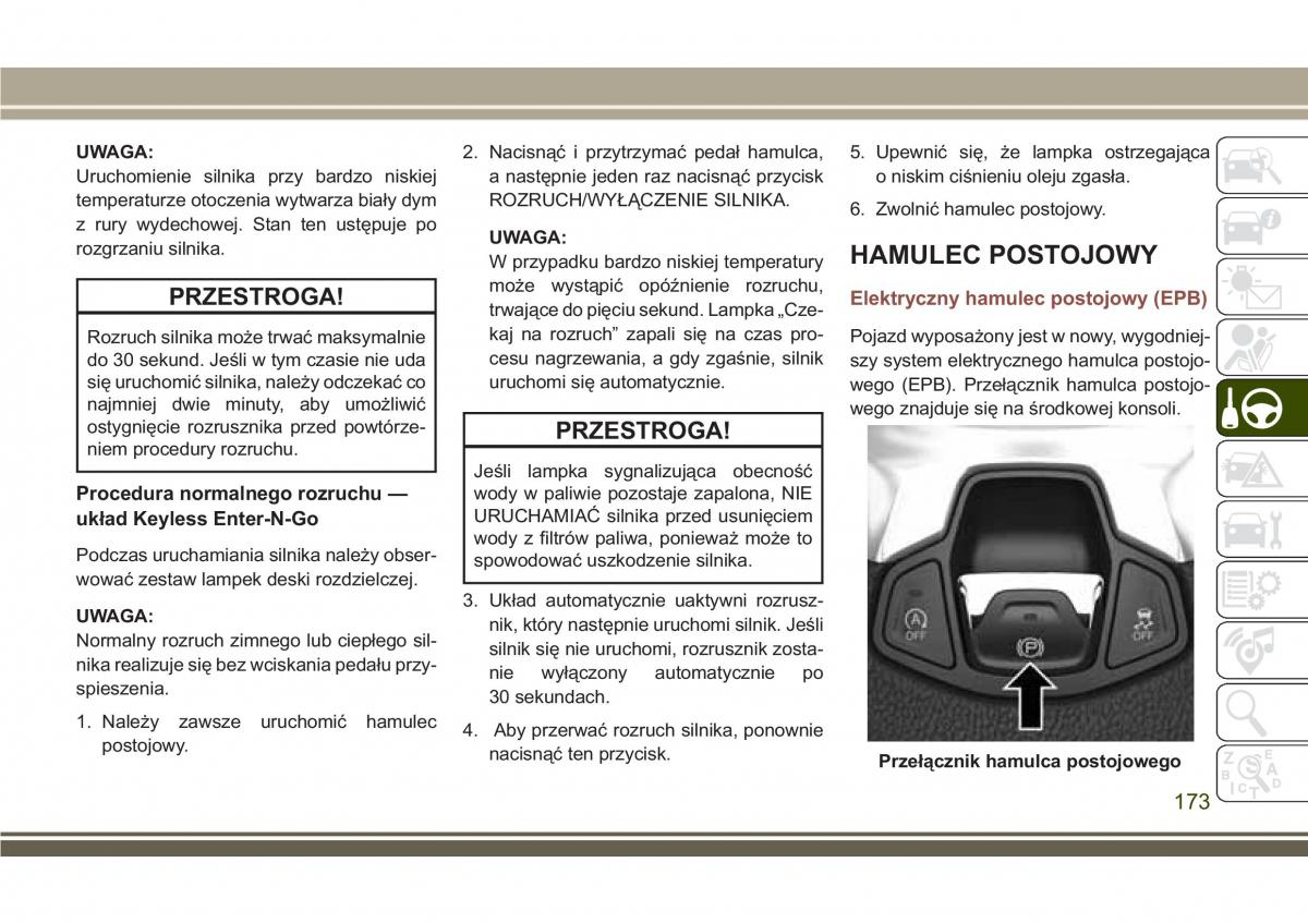 Jeep Compass II 2 instrukcja obslugi / page 175