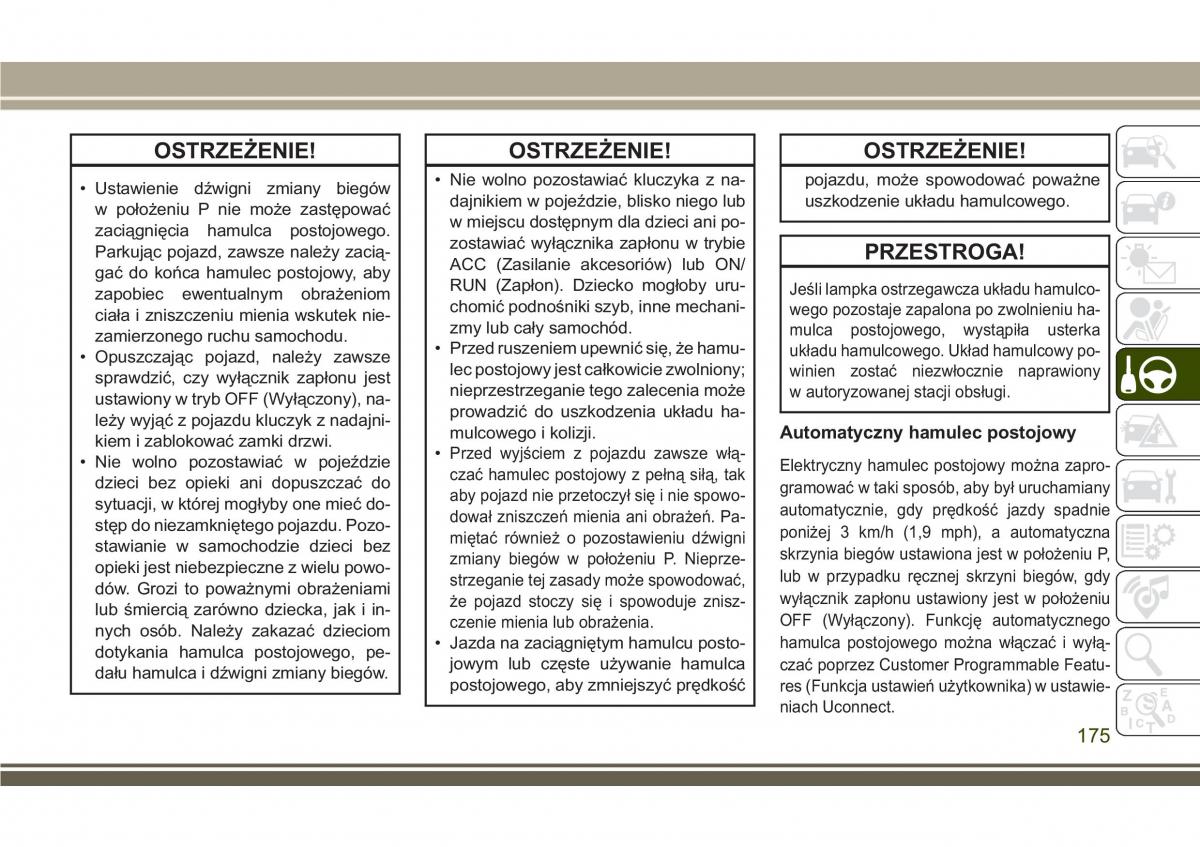 Jeep Compass II 2 instrukcja obslugi / page 177