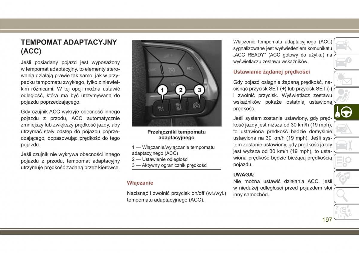 Jeep Compass II 2 instrukcja obslugi / page 199