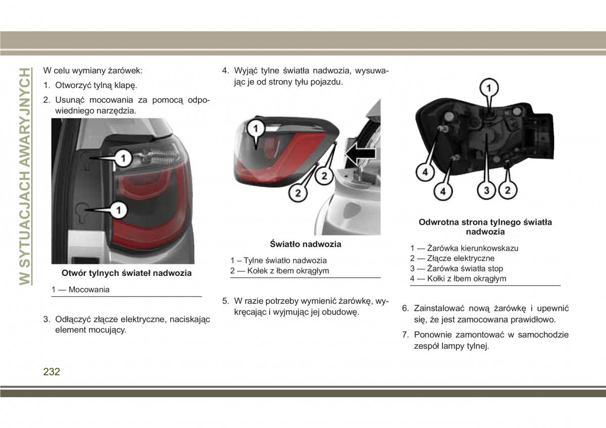 Jeep Compass II 2 instrukcja obslugi / page 234