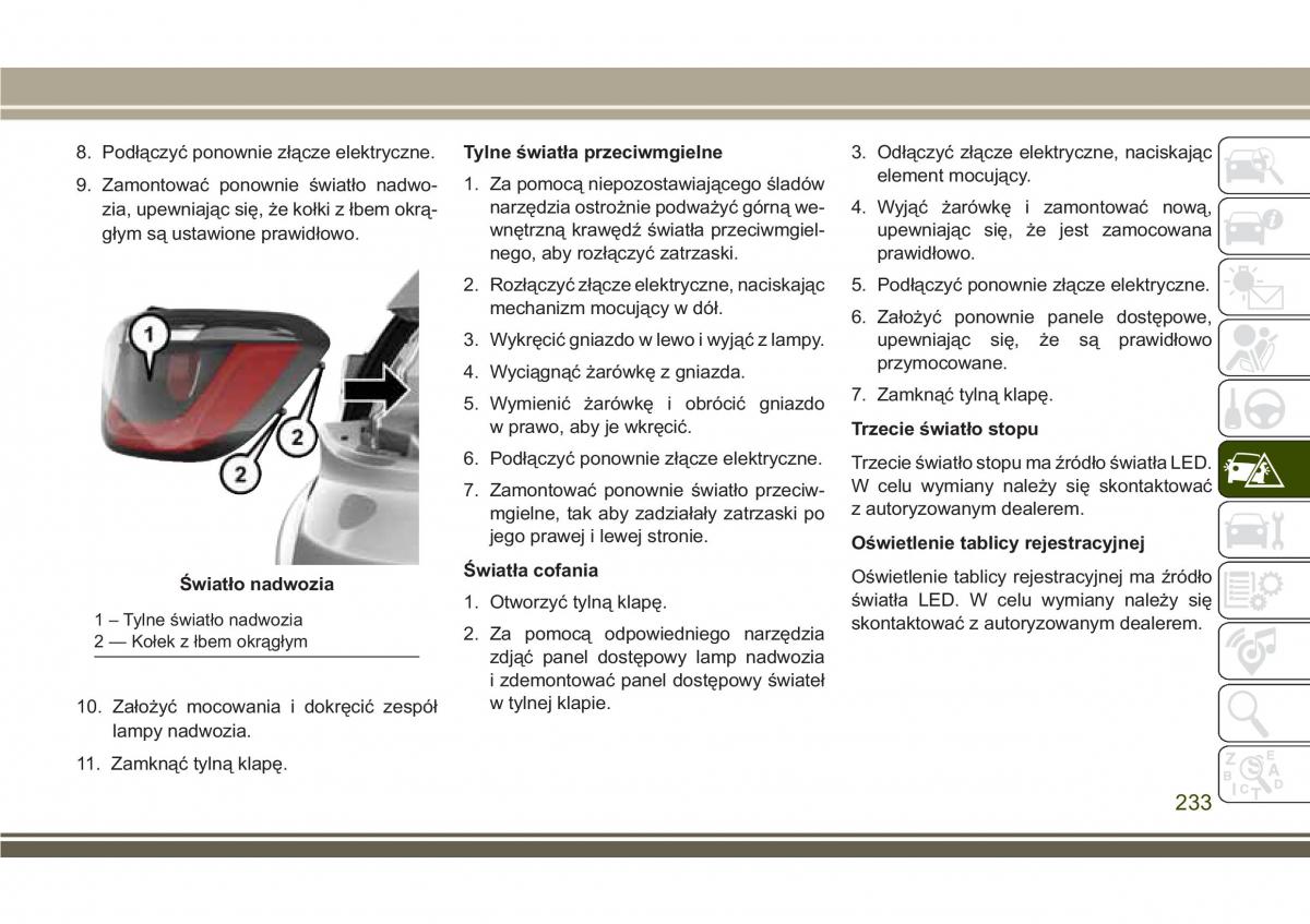 Jeep Compass II 2 instrukcja obslugi / page 235