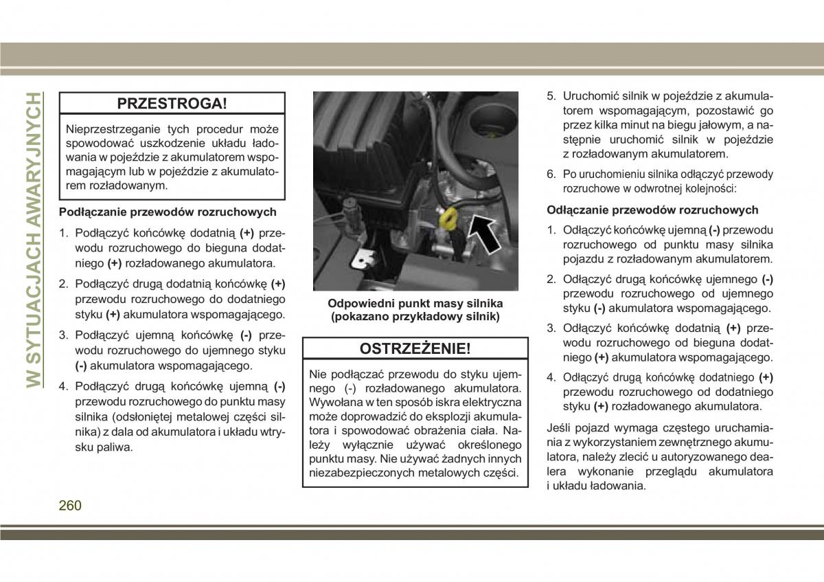 Jeep Compass II 2 instrukcja obslugi / page 262