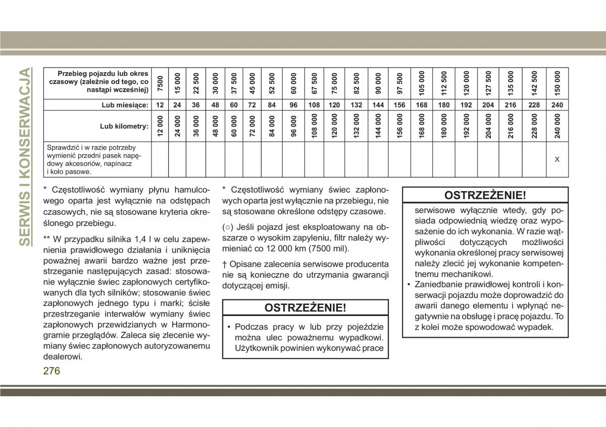 Jeep Compass II 2 instrukcja obslugi / page 278