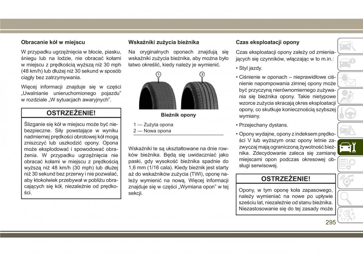 Jeep Compass II 2 instrukcja obslugi / page 297