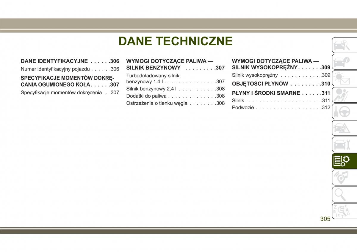 Jeep Compass II 2 instrukcja obslugi / page 307