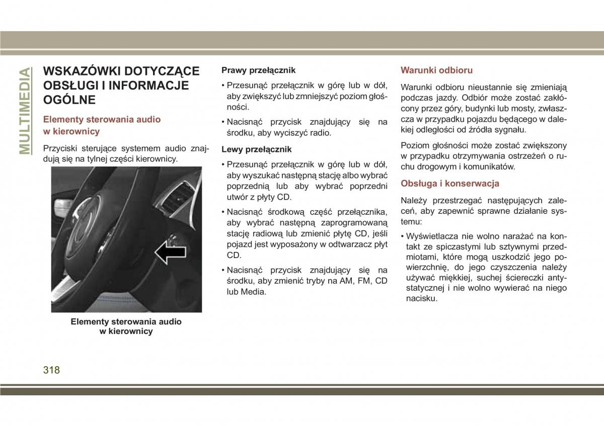 Jeep Compass II 2 instrukcja obslugi / page 320