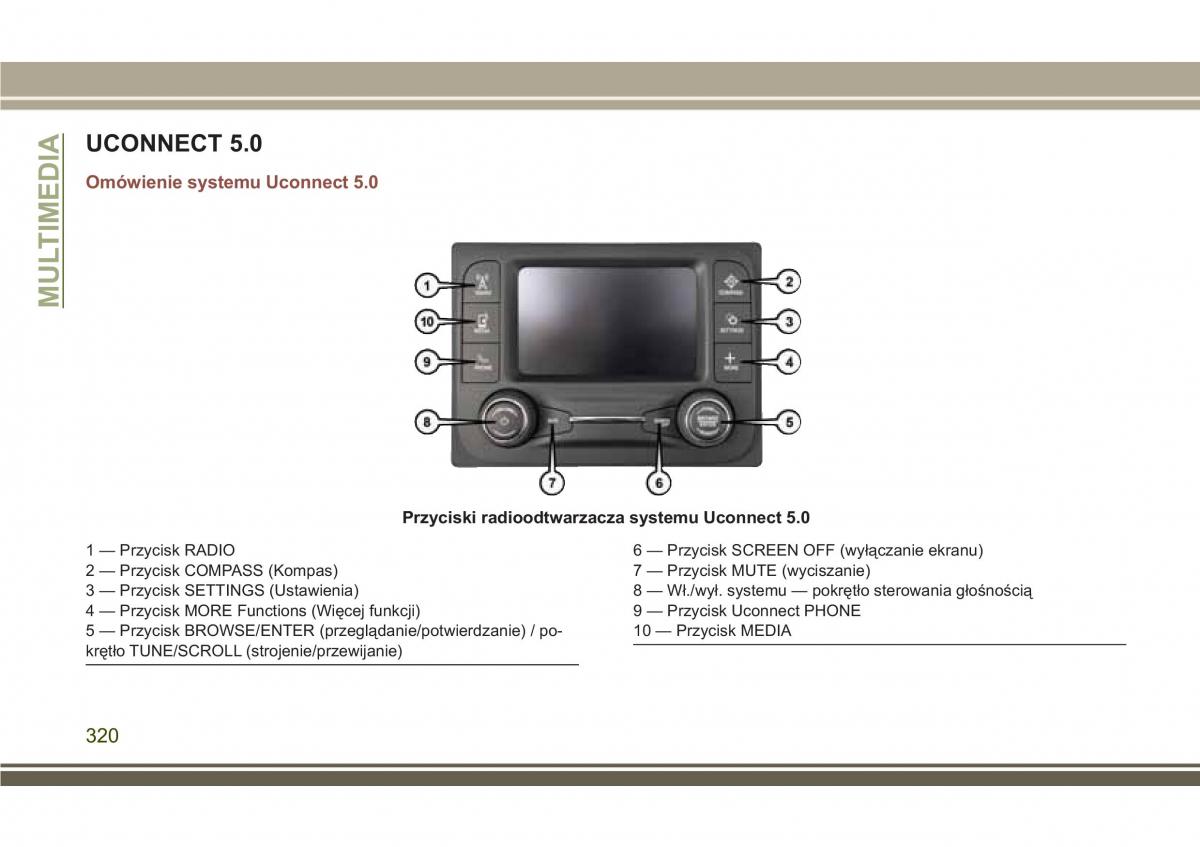 Jeep Compass II 2 instrukcja obslugi / page 322