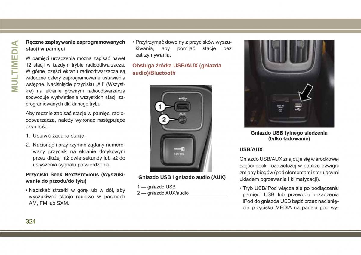 Jeep Compass II 2 instrukcja obslugi / page 326