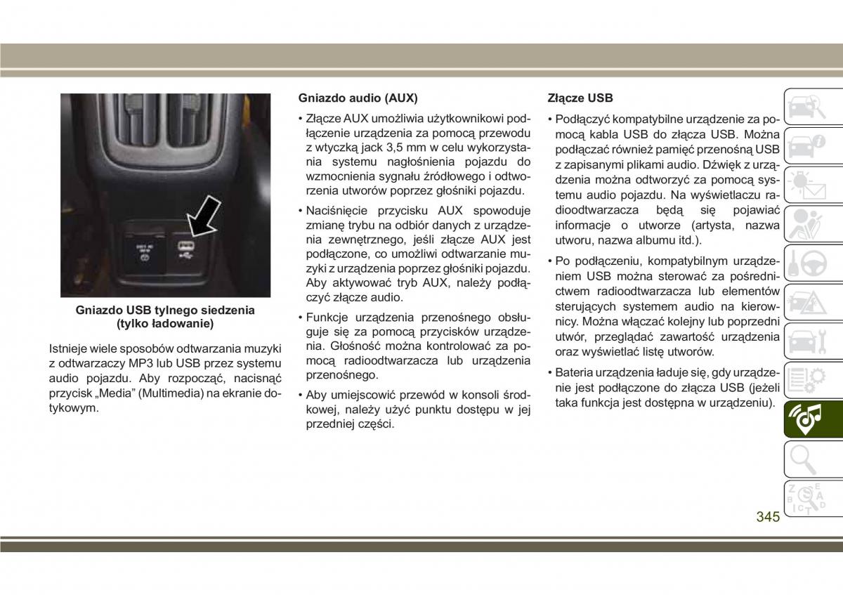 Jeep Compass II 2 instrukcja obslugi / page 347