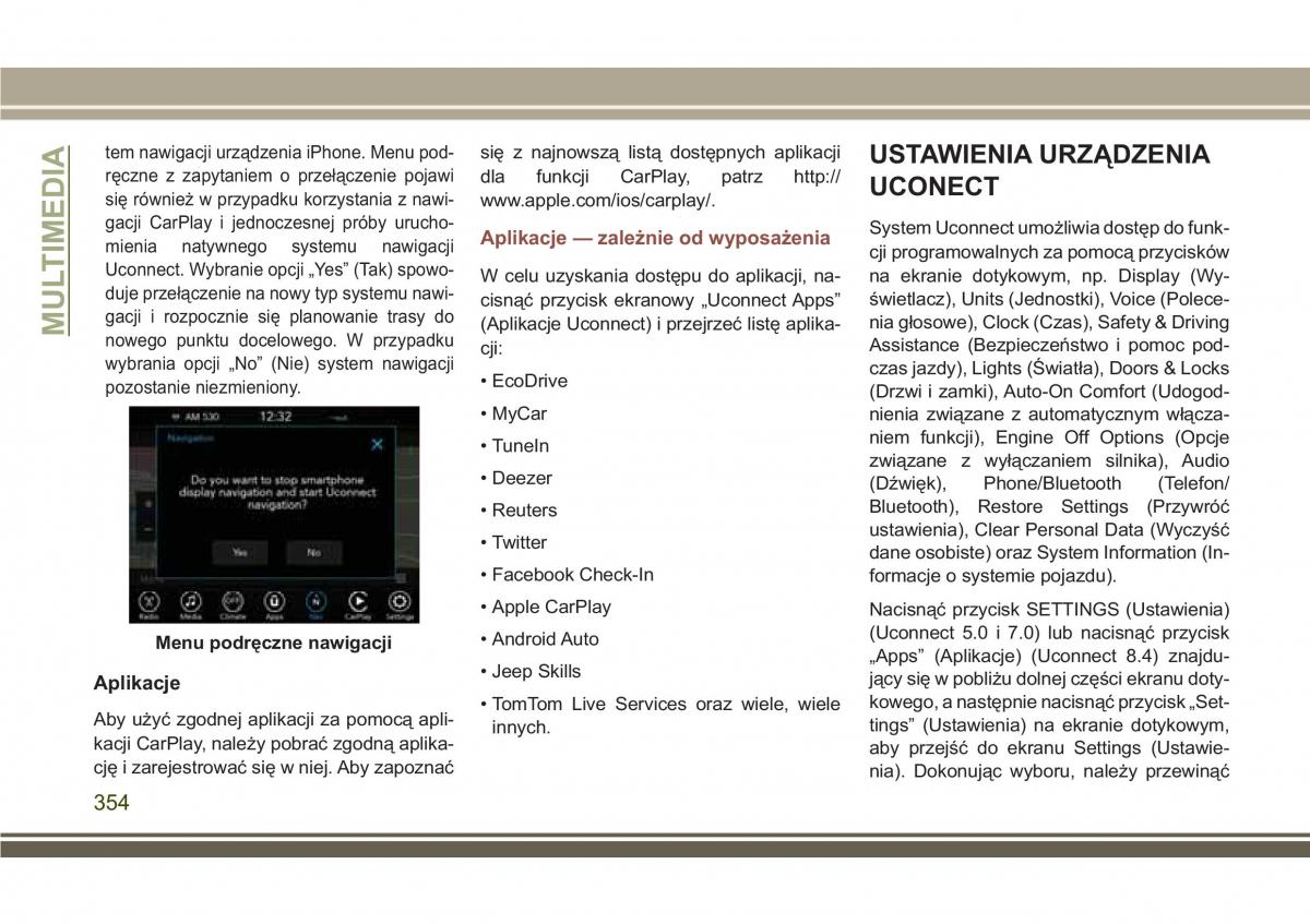 Jeep Compass II 2 instrukcja obslugi / page 356