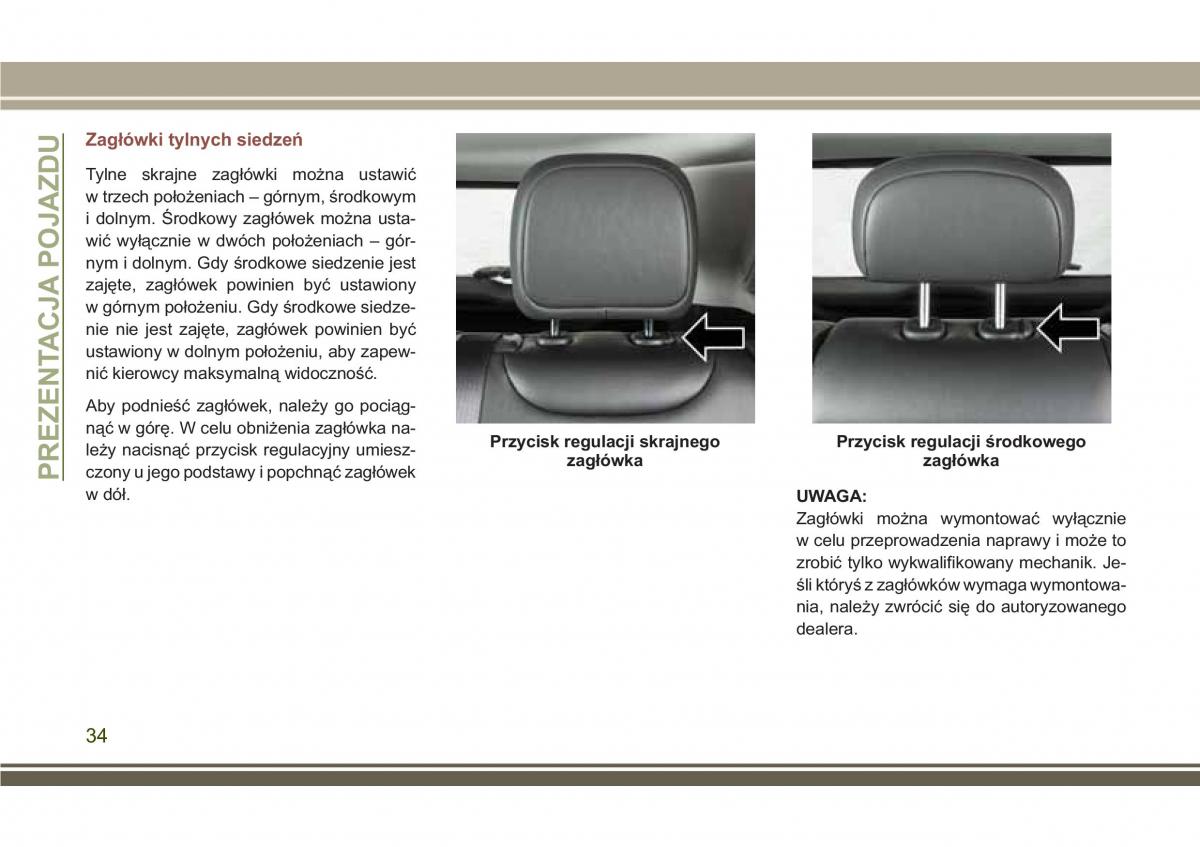 Jeep Compass II 2 instrukcja obslugi / page 36