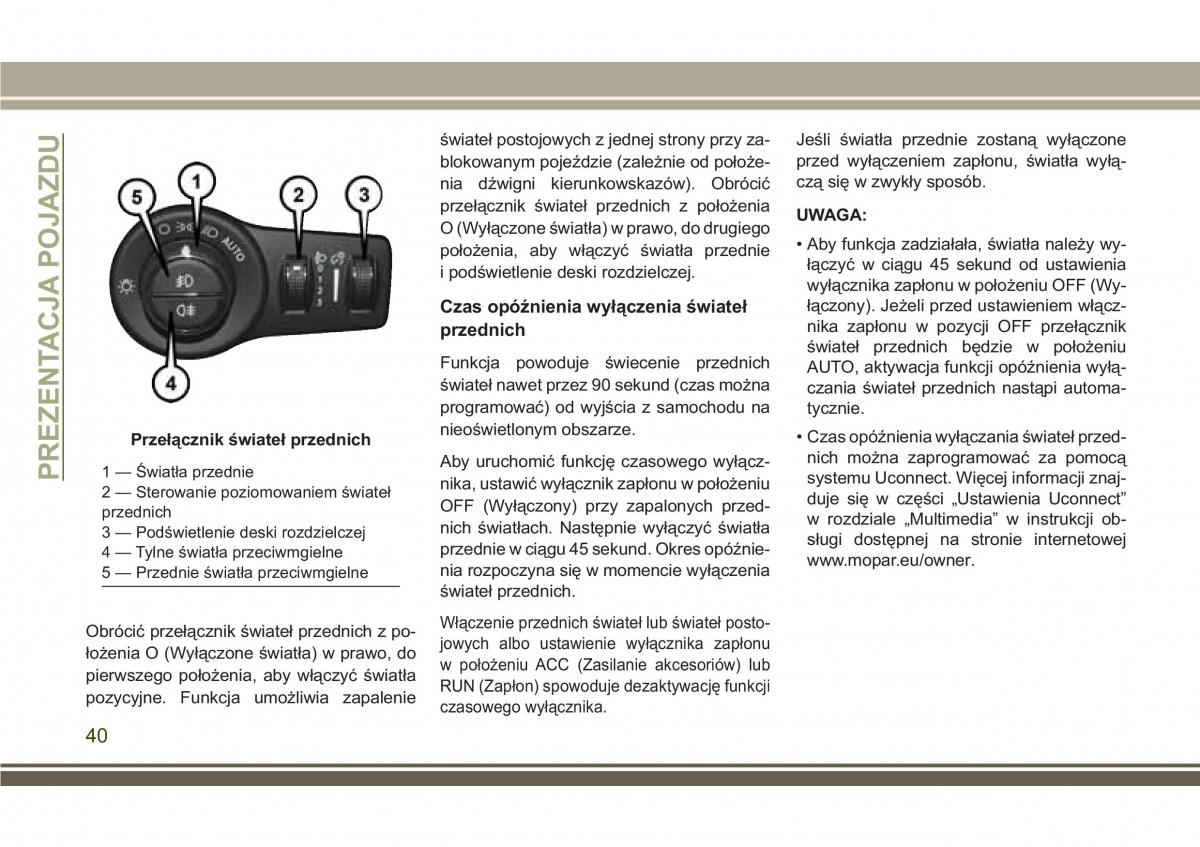 Jeep Compass II 2 instrukcja obslugi / page 42