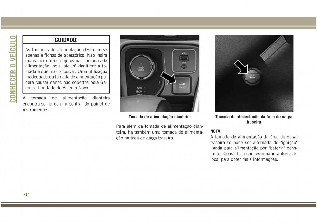 Jeep Compass II 2 manual del propietario / page 72