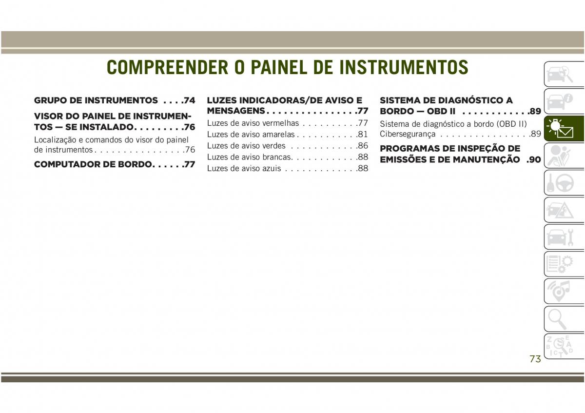 Jeep Compass II 2 manual del propietario / page 75