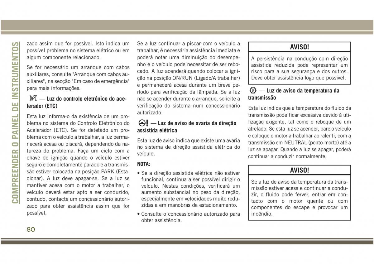 Jeep Compass II 2 manual del propietario / page 82