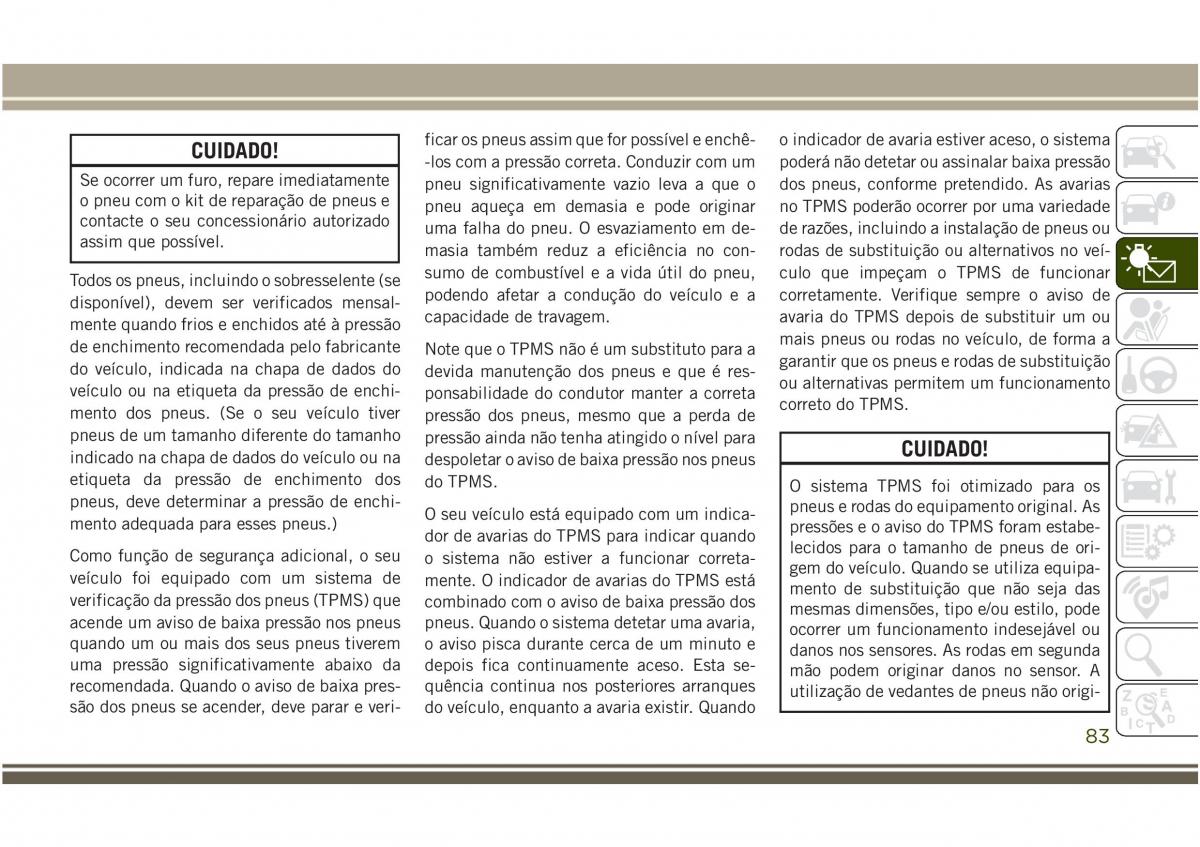 Jeep Compass II 2 manual del propietario / page 85