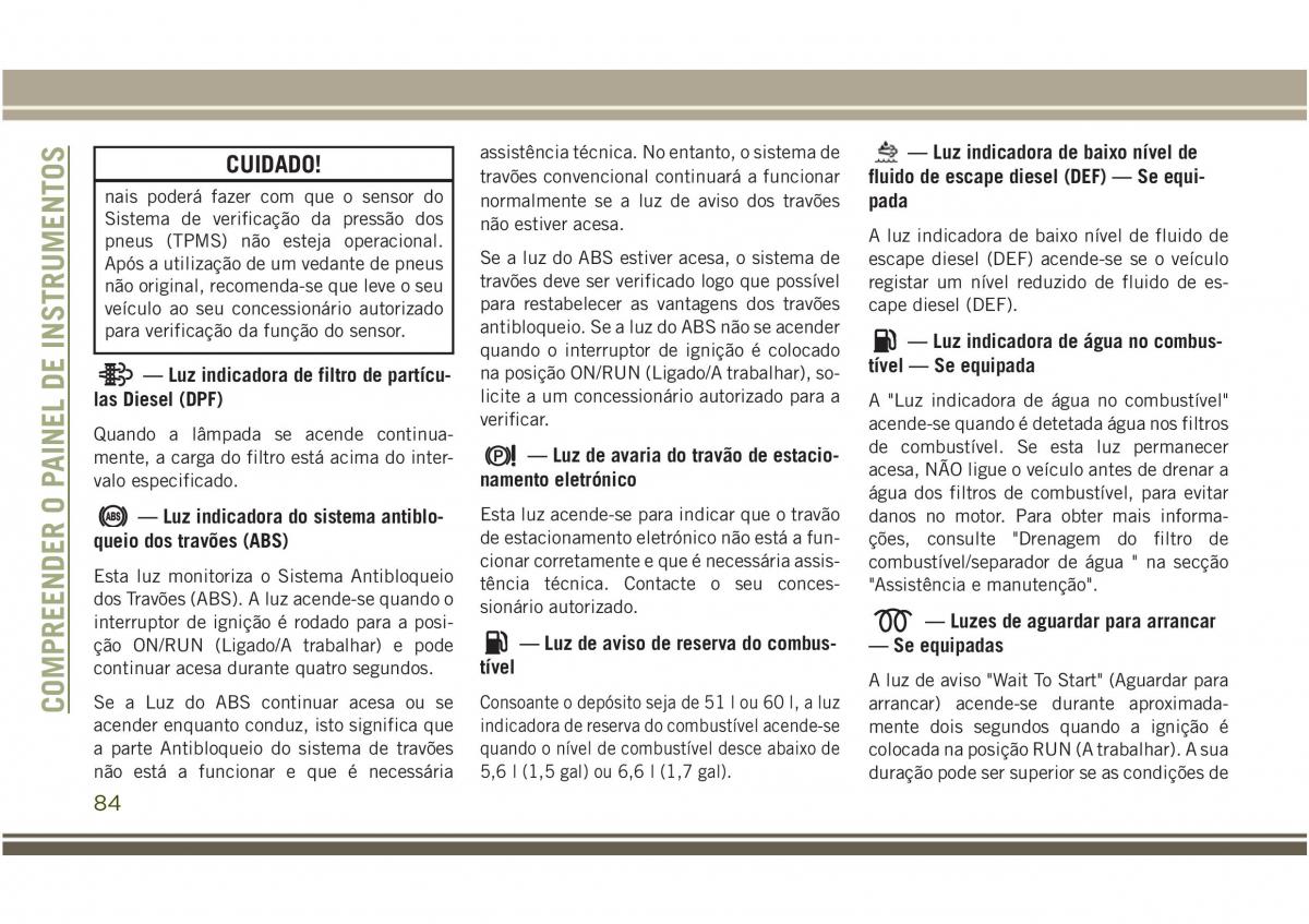 Jeep Compass II 2 manual del propietario / page 86