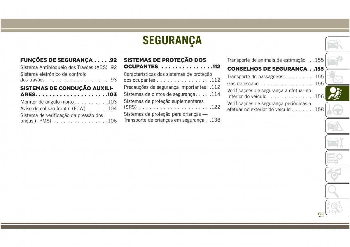 Jeep Compass II 2 manual del propietario / page 93