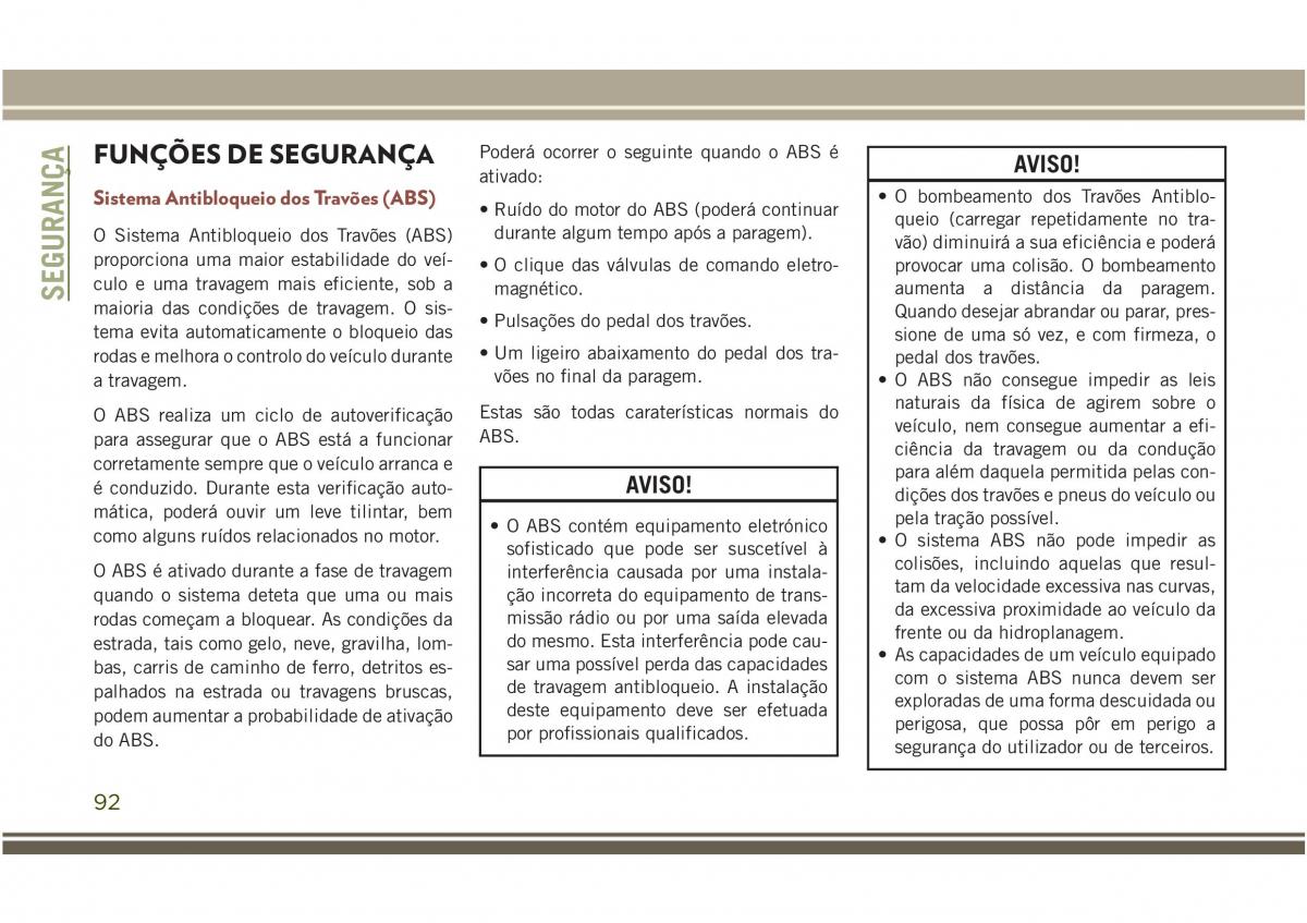 Jeep Compass II 2 manual del propietario / page 94