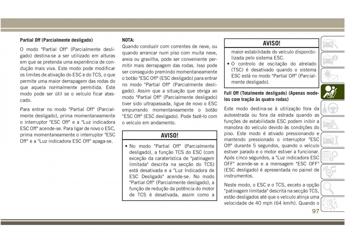 Jeep Compass II 2 manual del propietario / page 99