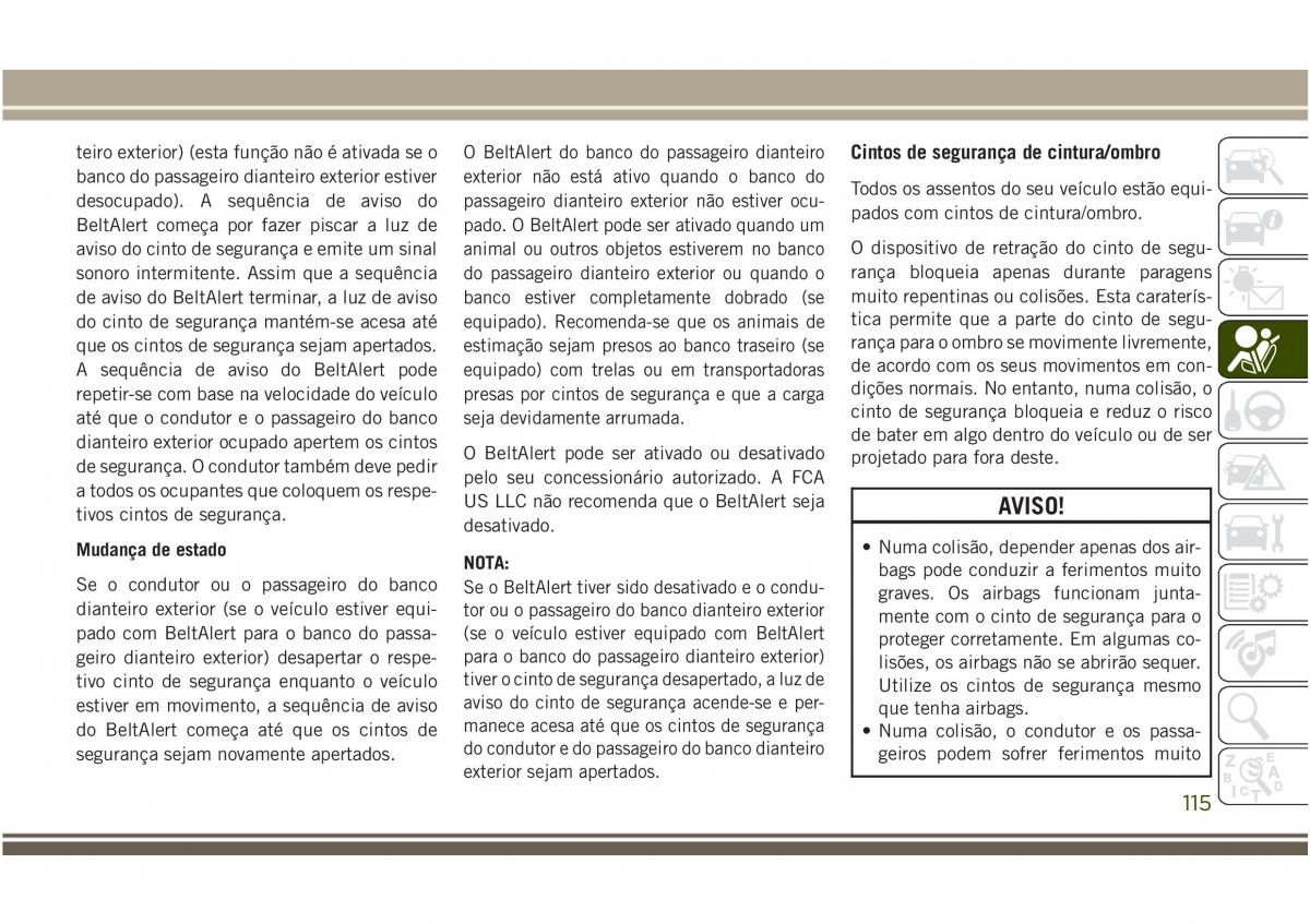 Jeep Compass II 2 manual del propietario / page 117