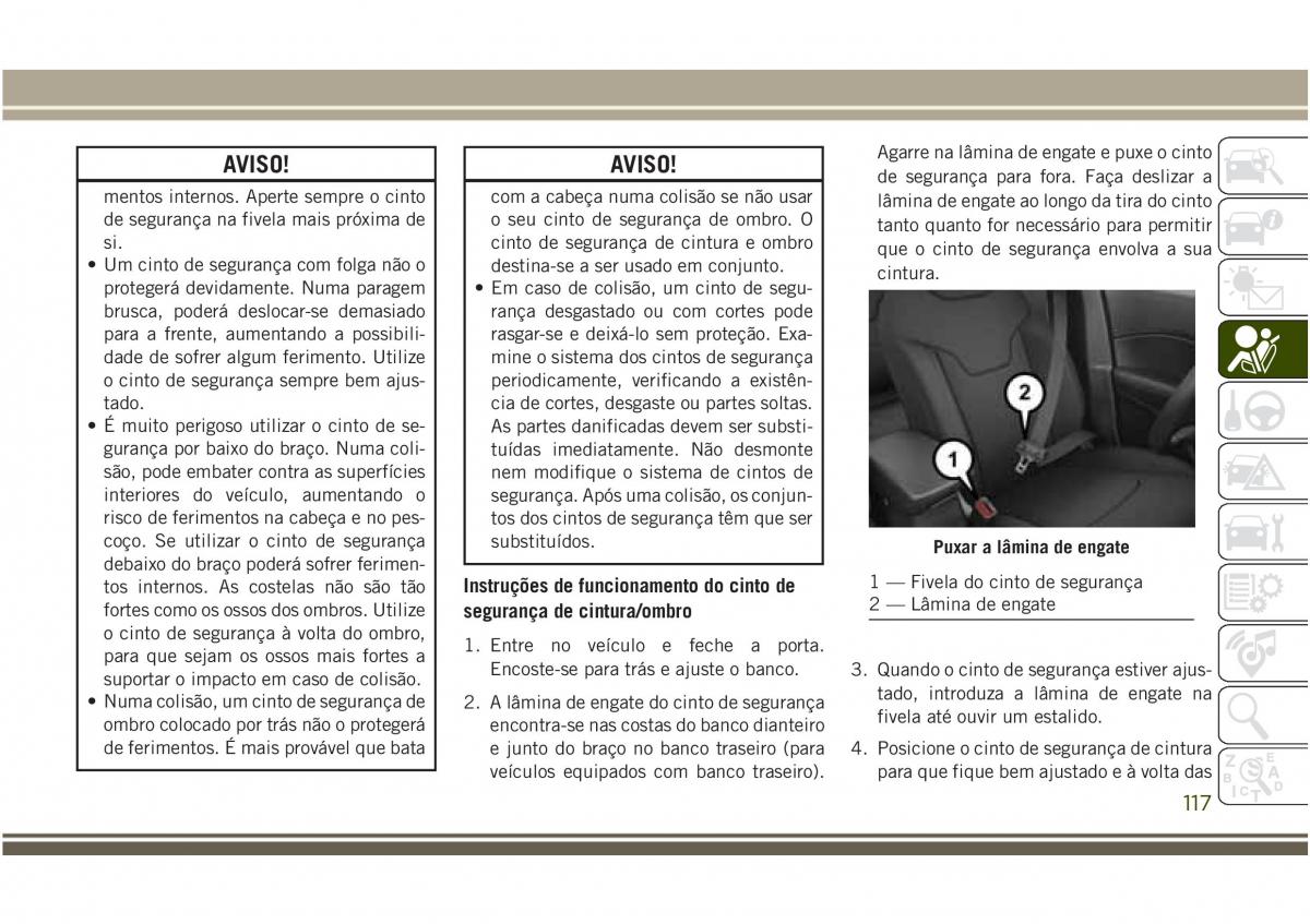 Jeep Compass II 2 manual del propietario / page 119