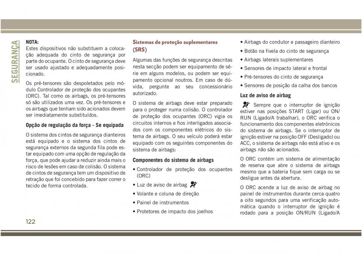 Jeep Compass II 2 manual del propietario / page 124